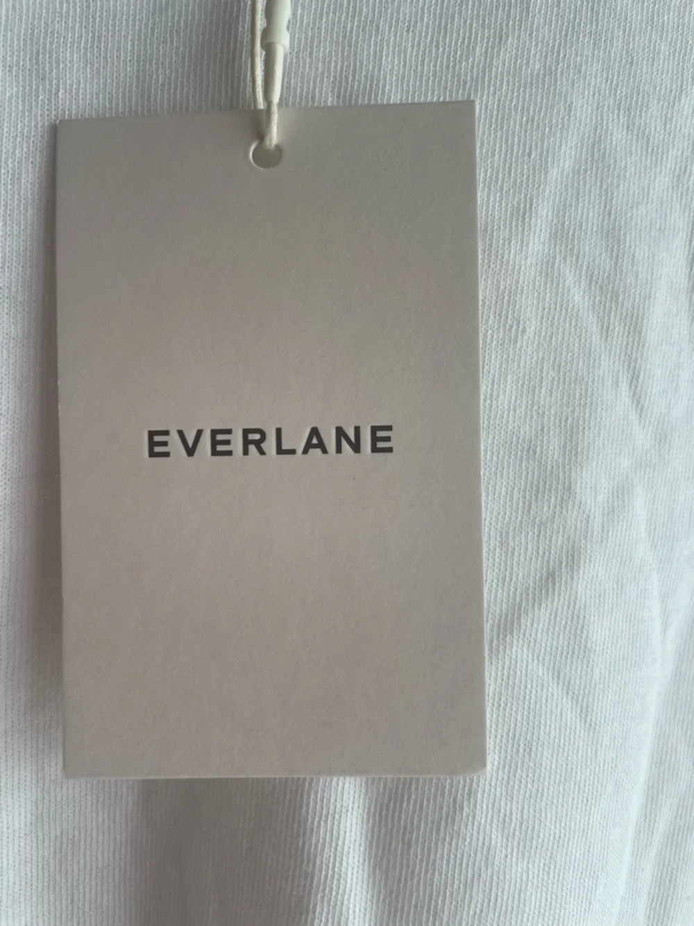 New Everlane Men Crew Neck White Tee Shirt Size Large - Picture 4 of 9